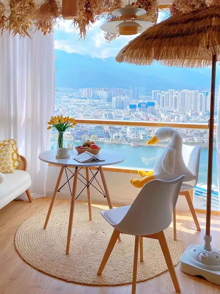 サイドテーブル 丸テーブル カフェテーブル イームズテーブル