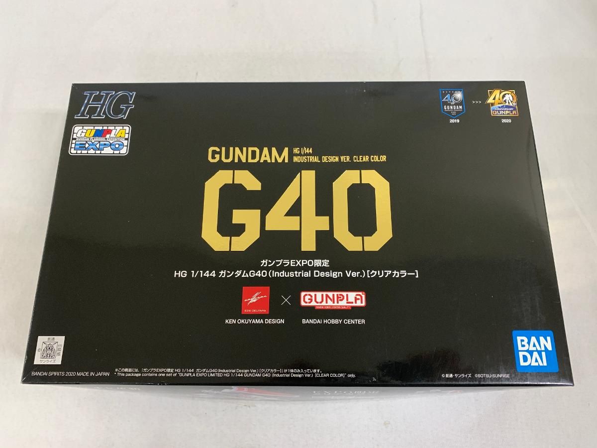 ガンプラEXPO HG 1|144 ガンダムG40 クリア Industrial Design Ver.