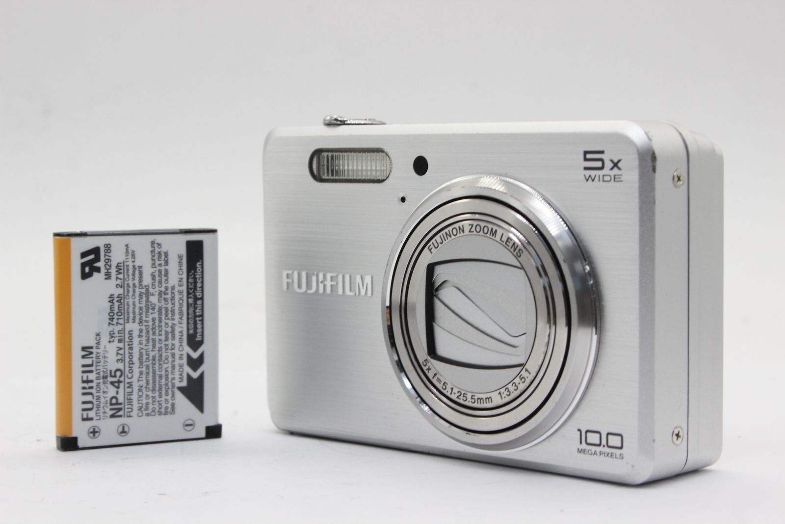 【返品保証】 フジフィルム Fujifilm Finepix J150w 5x バッテリー付き コンパクトデジタルカメラ s2390