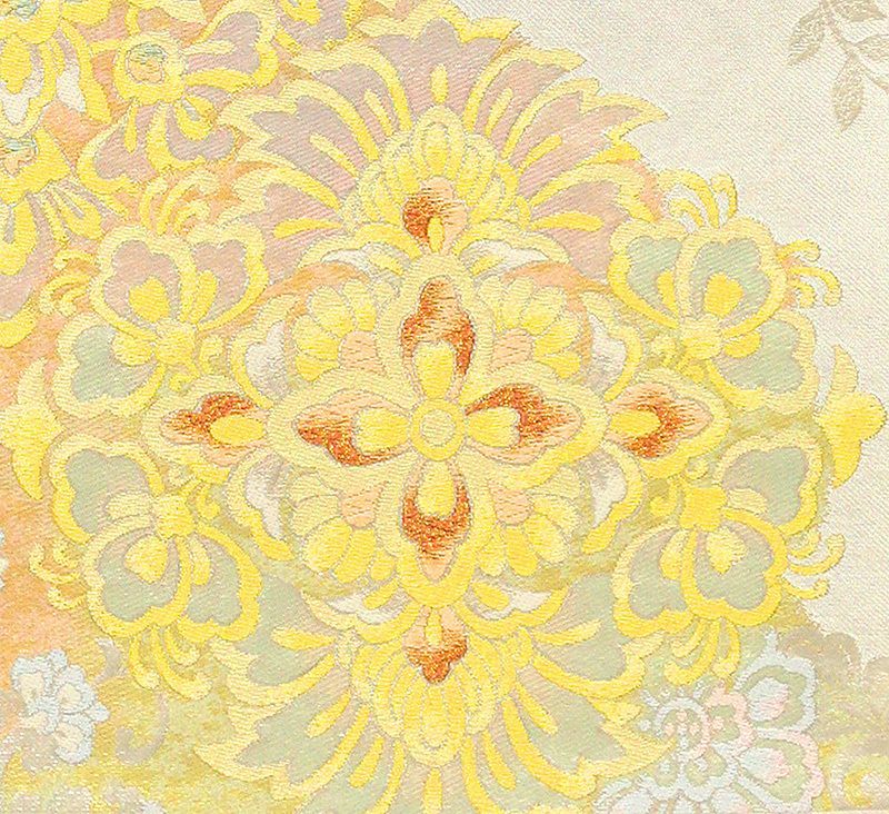特撰西陣伝統工芸錦織正倉院吉祥花華文礼装袋帯 10012241