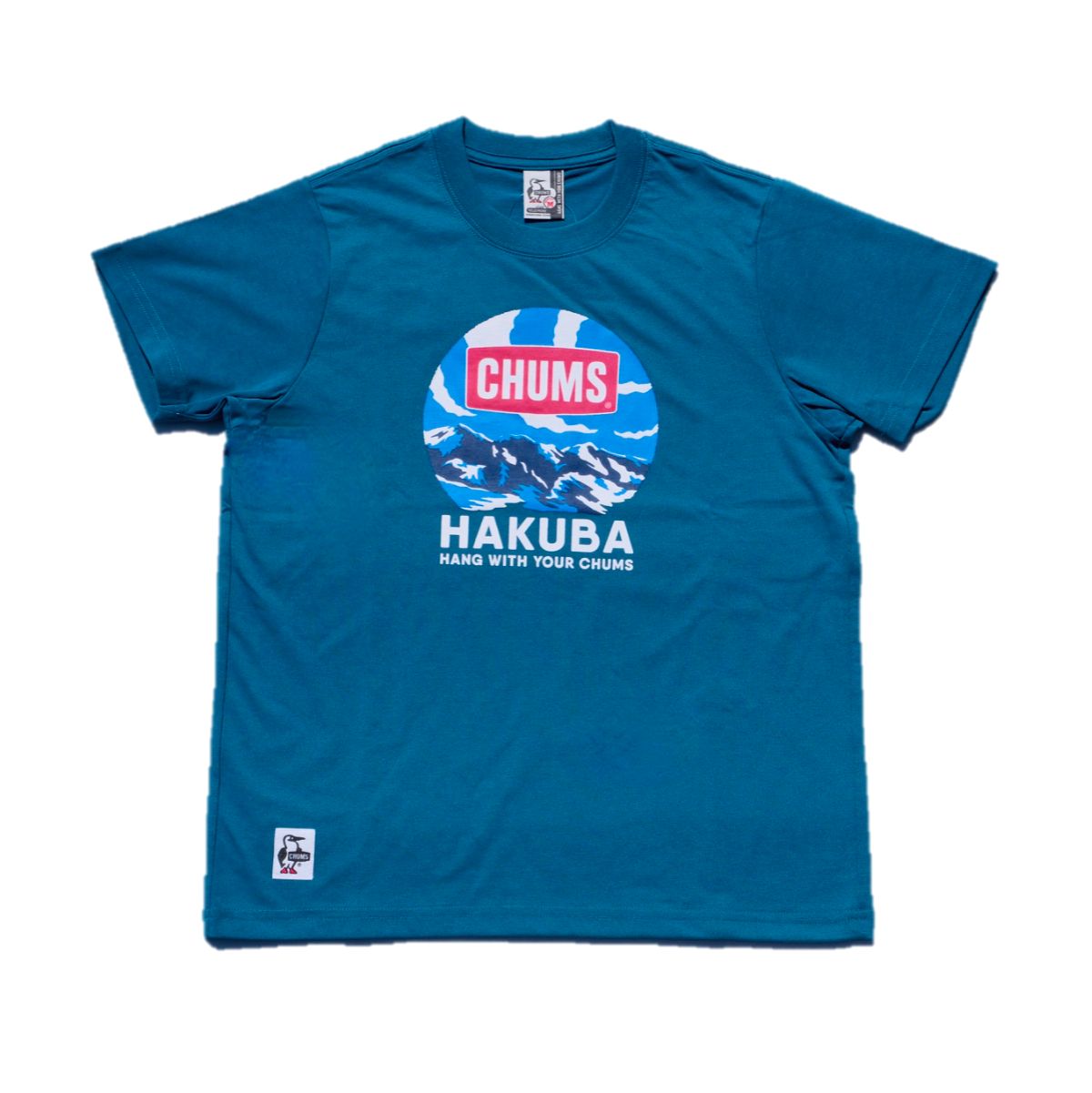 チャムス tシャツ メンズ 半袖 残りわずか 速乾 CHUMS Hakuba