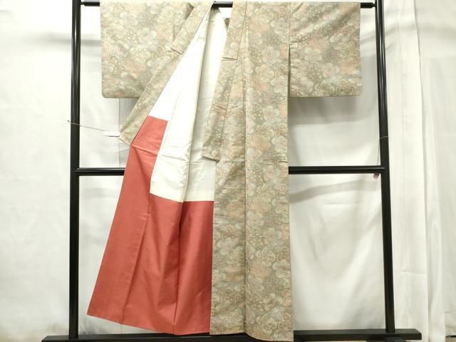 平和屋着物□本場大島紬 舞花文 正絹 逸品 CAAV0810ou