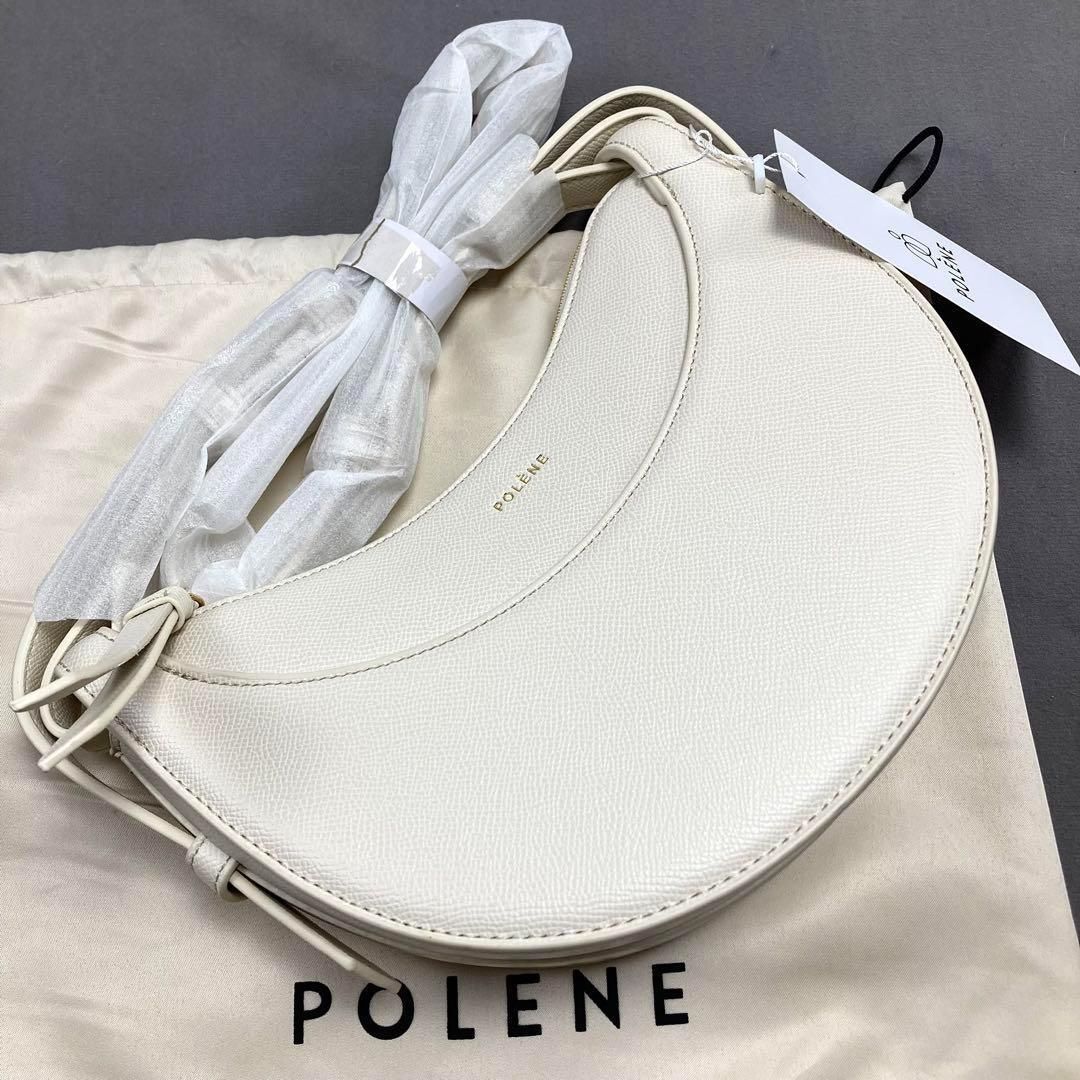 POLENE ポレーヌ Numero Dix ショルダーバック モノクローム 白