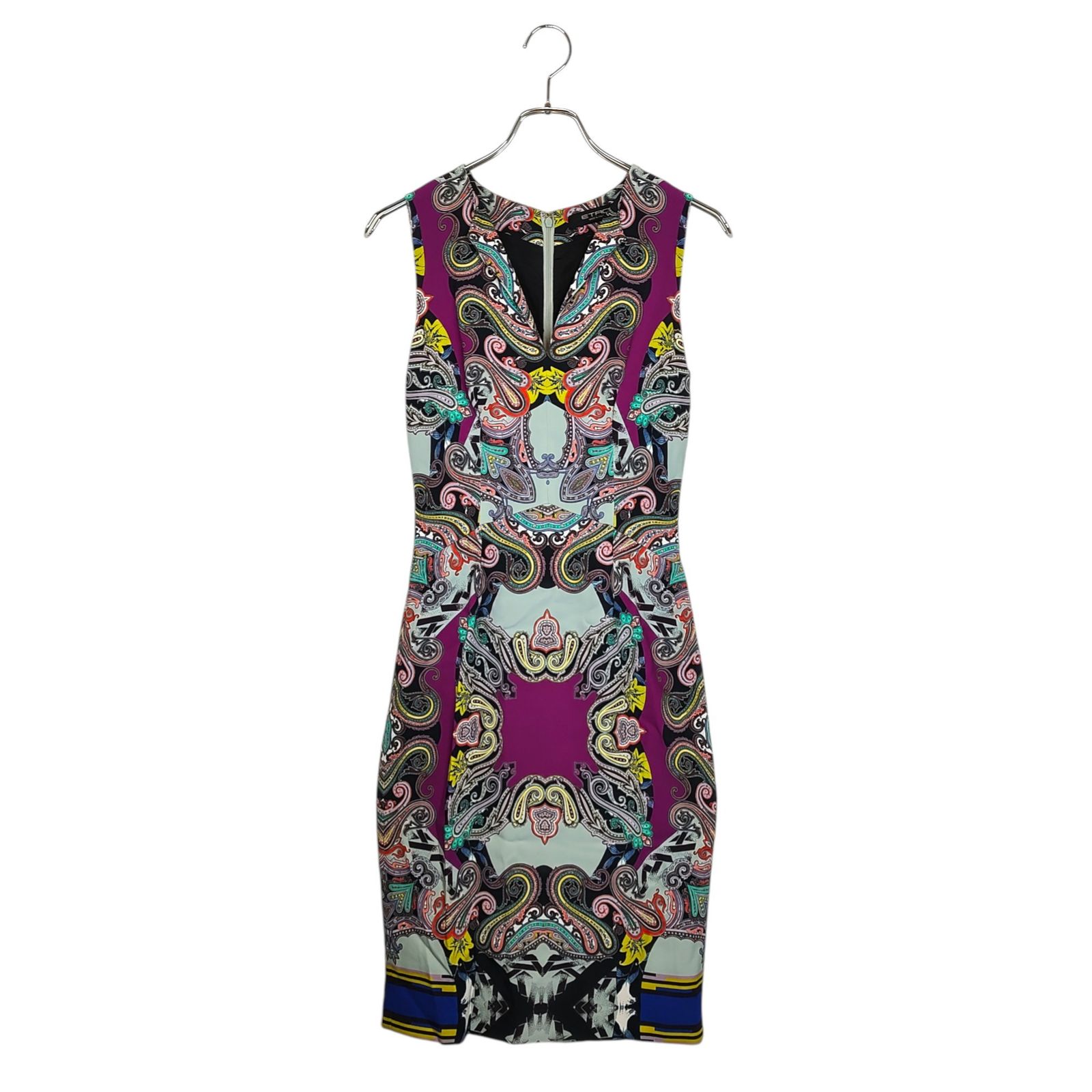 【ETRO】エトロ ペイズリープリント ノースリーブドレス ペイズリープリント ロングドレス