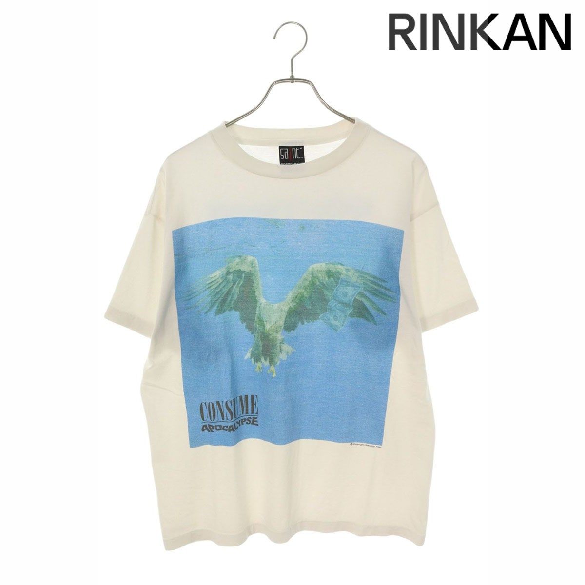セントマイケル ×フォーサムワン FOR SOME ONE  23AW  SM-A23-0000-C10 CONSUMEフォトプリントTシャツ メンズ M