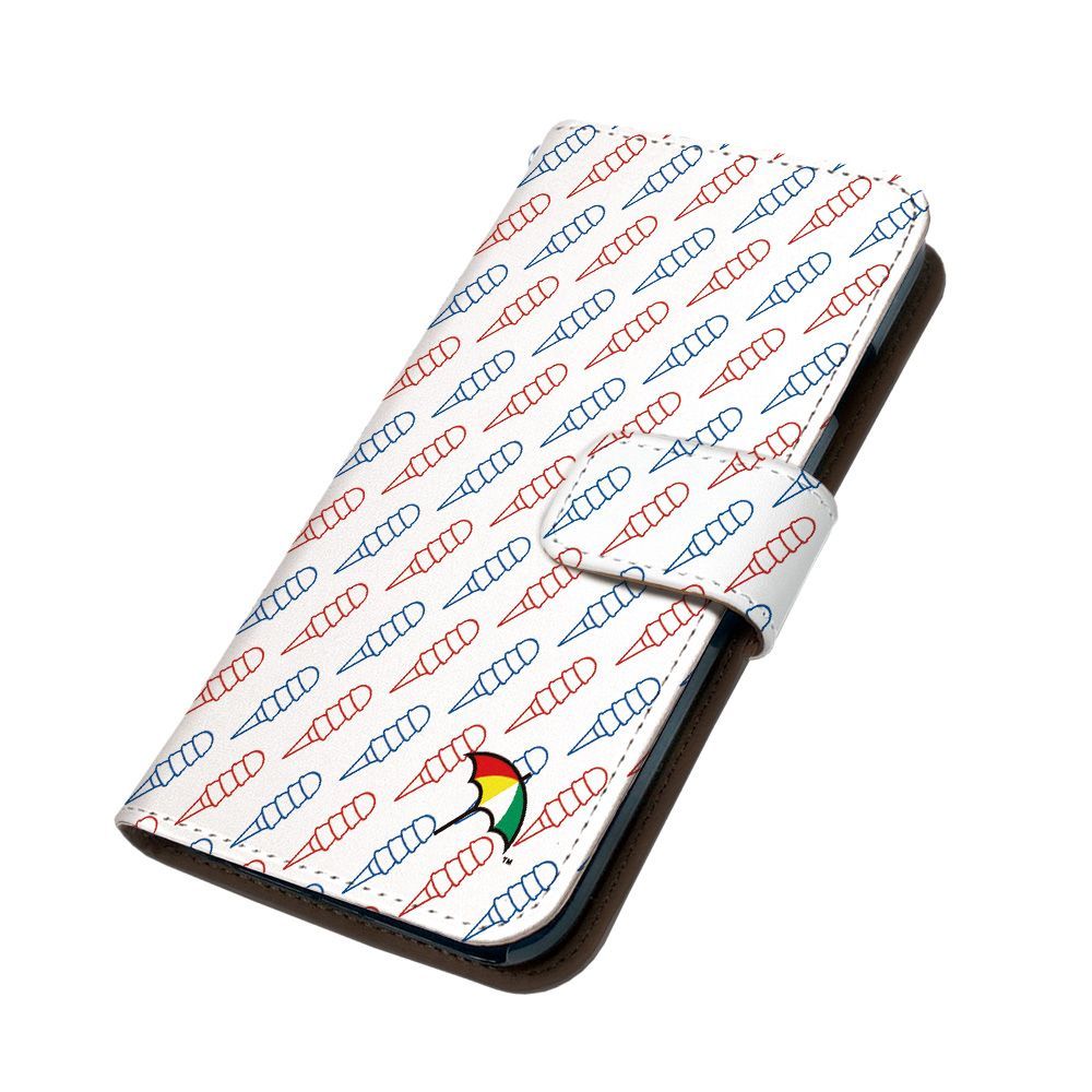 アーノルドパーマー ライセンス arrows We2 Plus M06 ケース 手帳型 スマホケース [デザイン:67.アイス/マグネットハンドあり] Arnold Palmer 傘 おしゃれ 大人