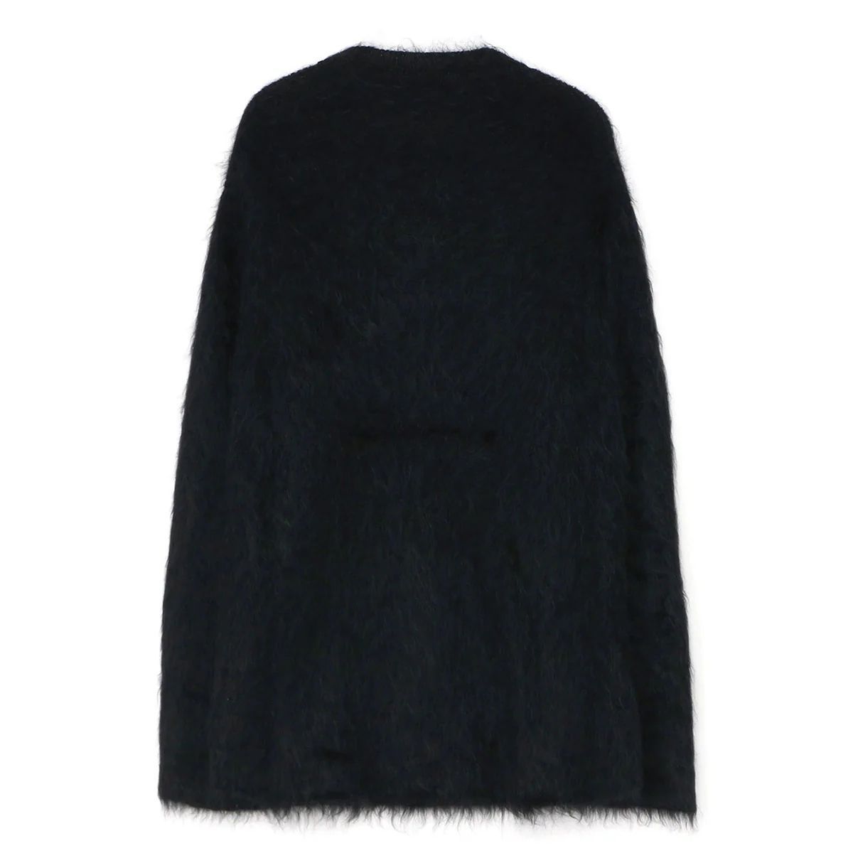 Yohji Yamamoto POUR HOMME｜ヨウジヤマモト プールオム 10G HALF CARDIGAN FUR FINISH CREW NECK モヘアニット