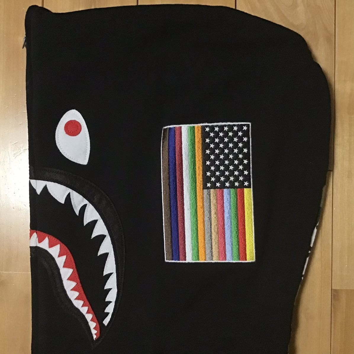 ☆美品☆ Futura × BAPE シャーク パーカー Sサイズ shark full zip hoodie a bathing ape エイプ  ベイプ アベイシングエイプ - メルカリ