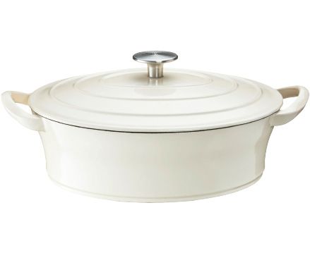 ボンボネール ココットオーバル 26cm アイボリー