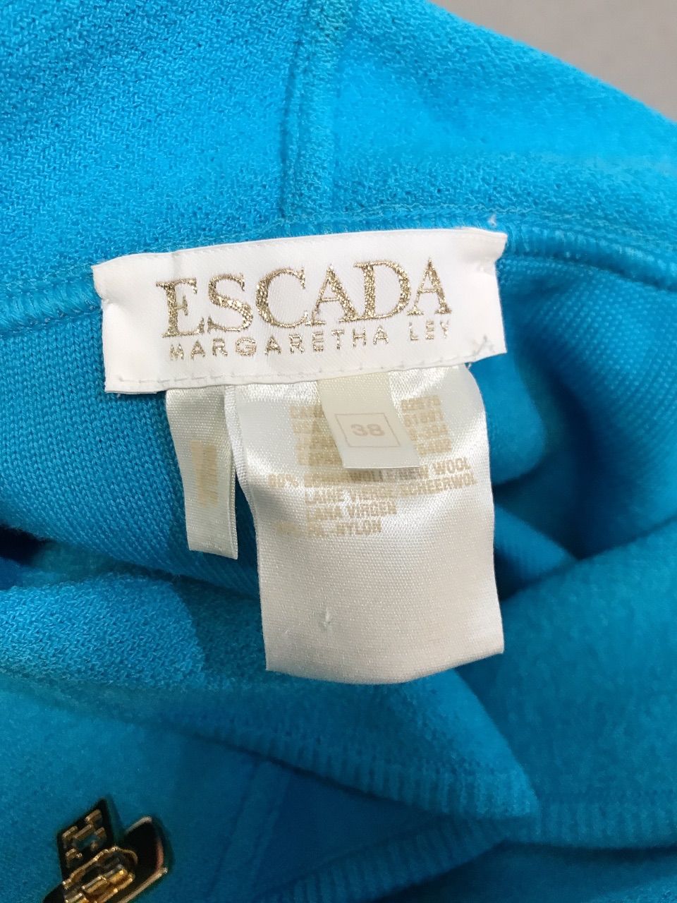 ESCADA エスカーダ ニットジャケット レディース 　ブルー系 サイズ38