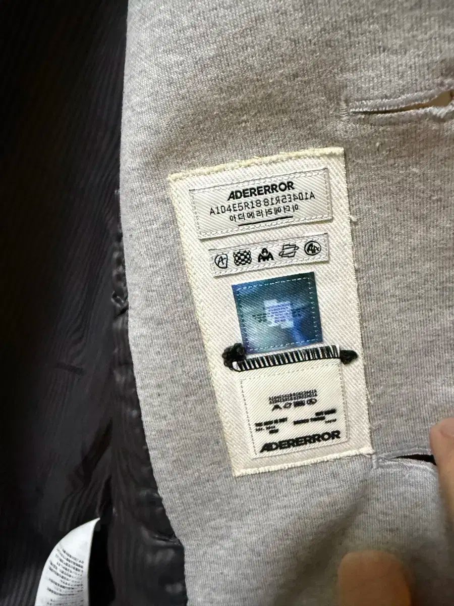 ADER ERROR アーダーエラー ポリド ジャケット グレー L KANDAIZUMI_COM