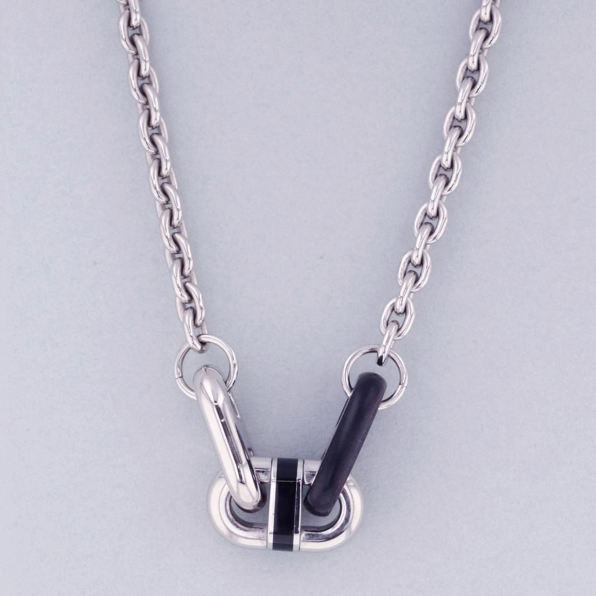 HERMES エルメス ﾏｲﾖﾝ ﾈｯｸﾚｽ ブランドジュエリー ネックレス|ペンダント|チョーカー Maillon Silver 100042FP used AB