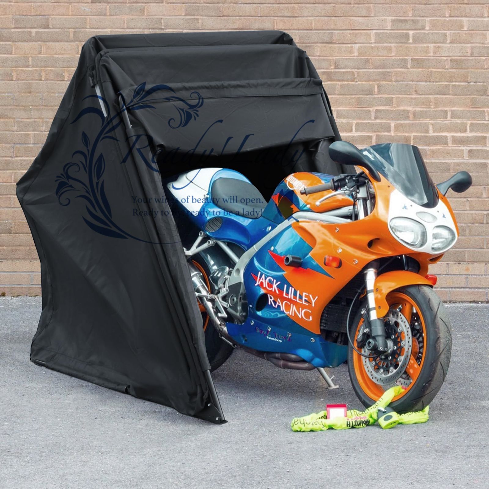 バイクガレージ　サイクルハウス　ガレージテント　バイクシェルター 楽天市場】【楽天ランキング独占】自転車置き場 テント 家庭用