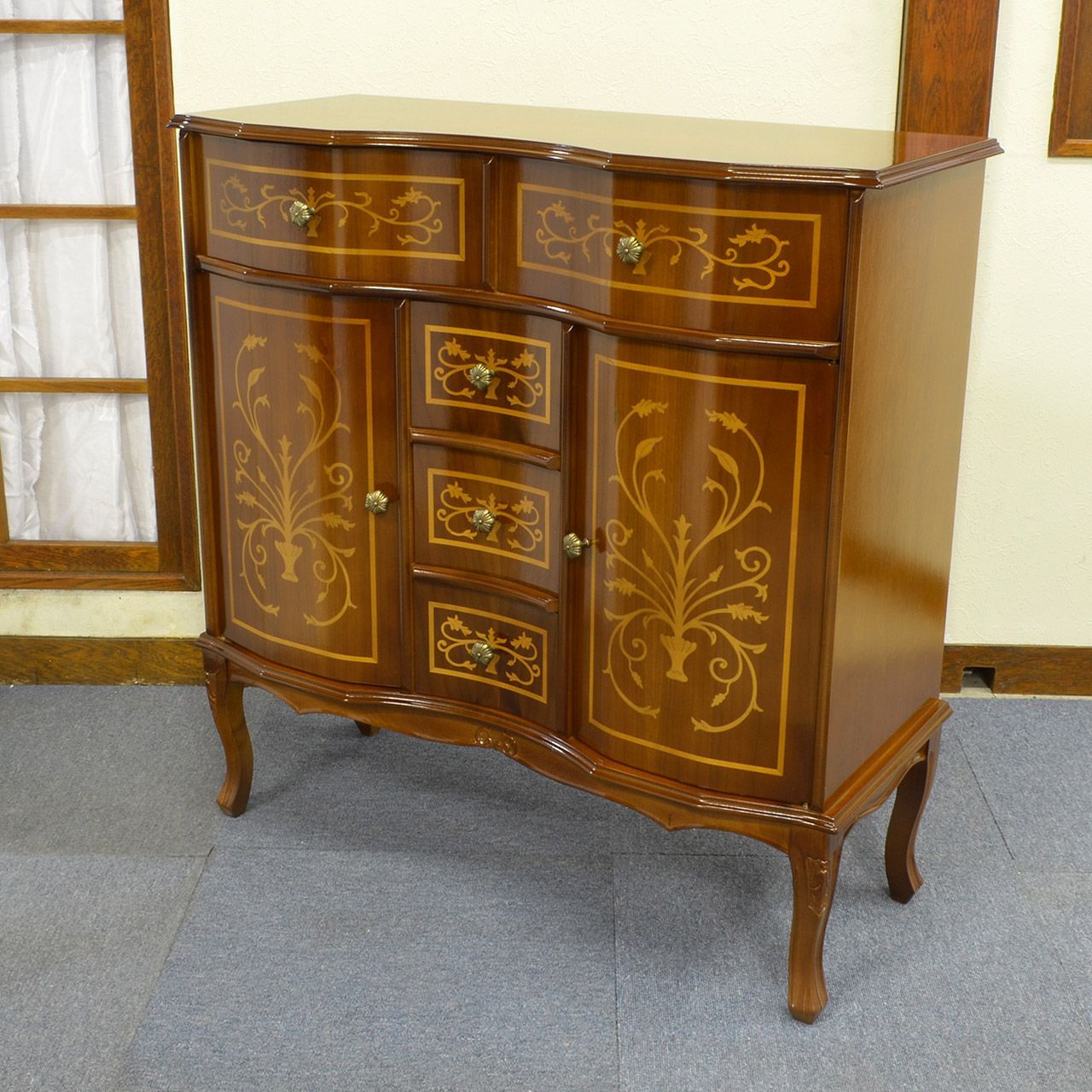 イタリア製 象嵌キャビネット 【公式通販】