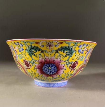パステル蒔絵花鳥多稜天平球 装飾品 現代工芸品 美術品 置物 パステル彩堆花双鳳呈祥高脚碗 景徳鎮 陶磁器 装飾品 現代工芸品