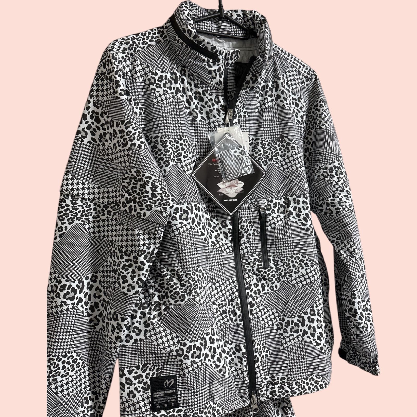 レディース新品！高級マスターバニーエディションレオパード柄レインウェア0 S レディース新品！高級マスターバニーエディションレオパード柄