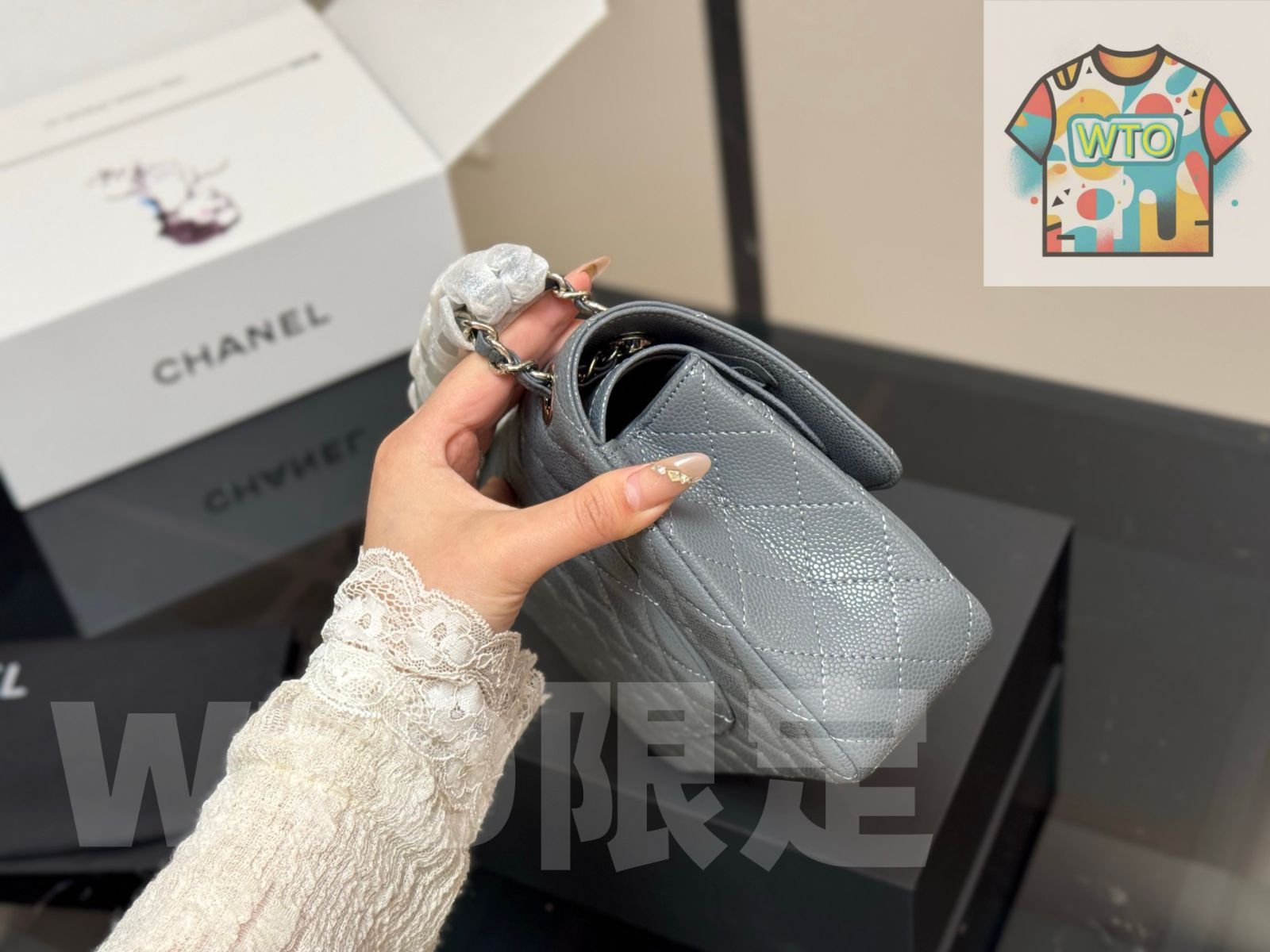 今日WTO】Chanel シャネル CFバッグ 折りたたみボックスと航空機