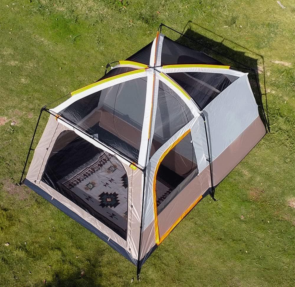 在庫処分 Fengzel Outdoor リビング ２ルーム付き 4-6人|8-12人用 快適な居心地 防雨 日よけ 家族連れ 友達多人用 二重構造 前室付き アウトドア キャンプ フルクローズ 大型 キャノピーテント HRDEVELOPMENT_JP