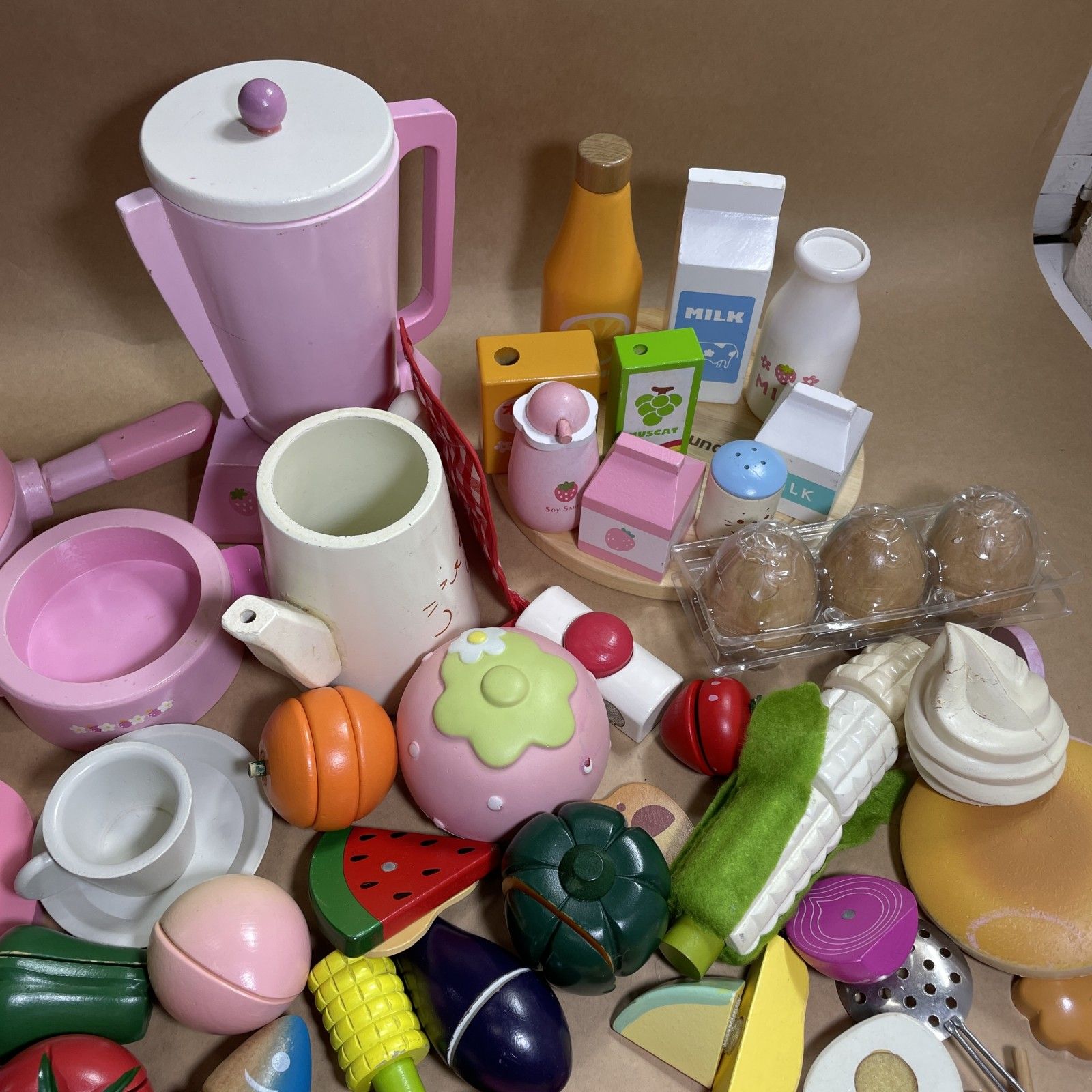 新品 マザーガーデン 木のおままごと プレミアムセット カップケーキ