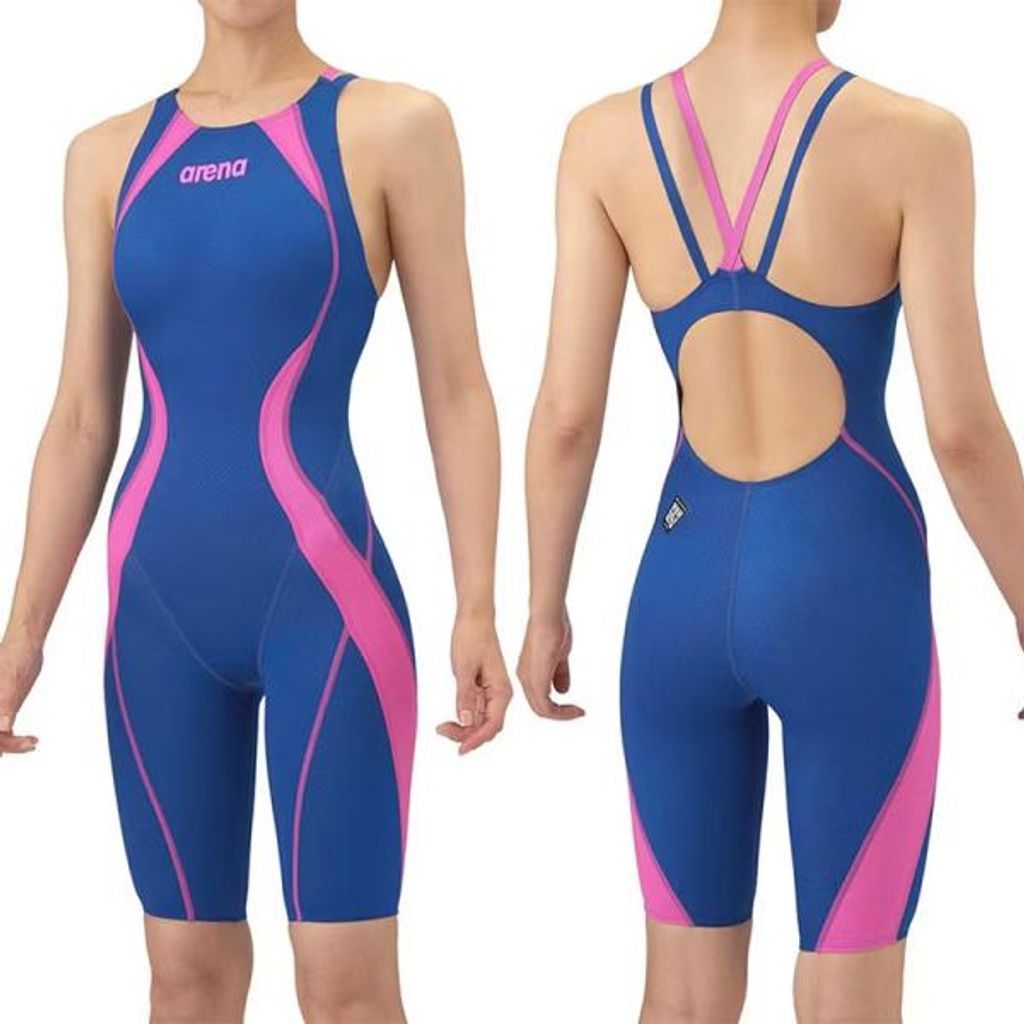 アリーナ レーシングワンピーススパッツ(オープンバック・ハーフレッグ