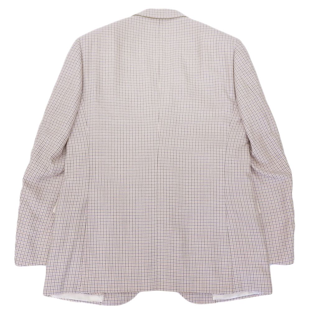 ブリオーニ　Brioni カーフレザー　スエード　テーラードジャケット 50. 00006765-01.jpg