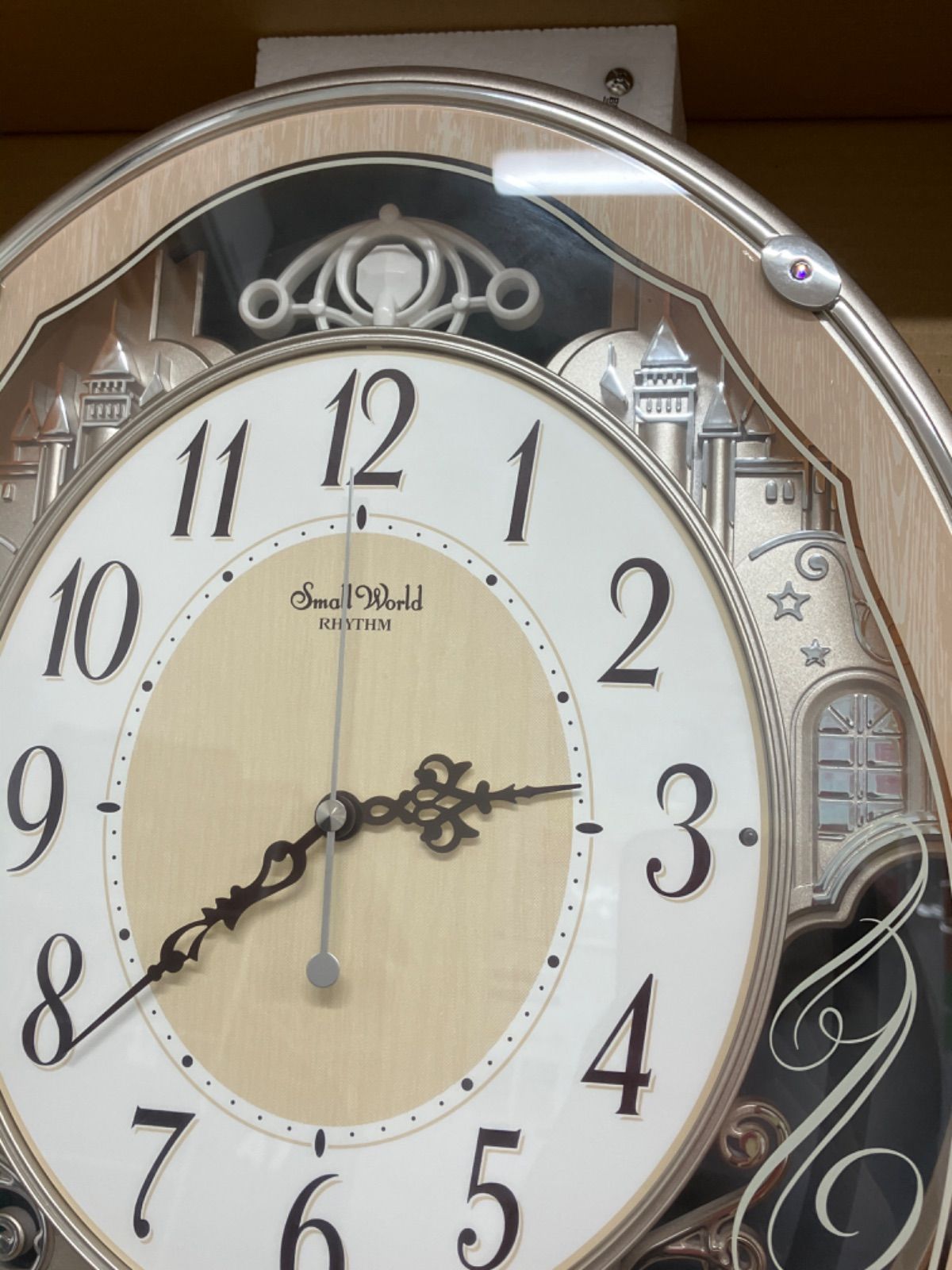 未使用】small world リズム時計 スモールワールド プラウド 4MN538RH