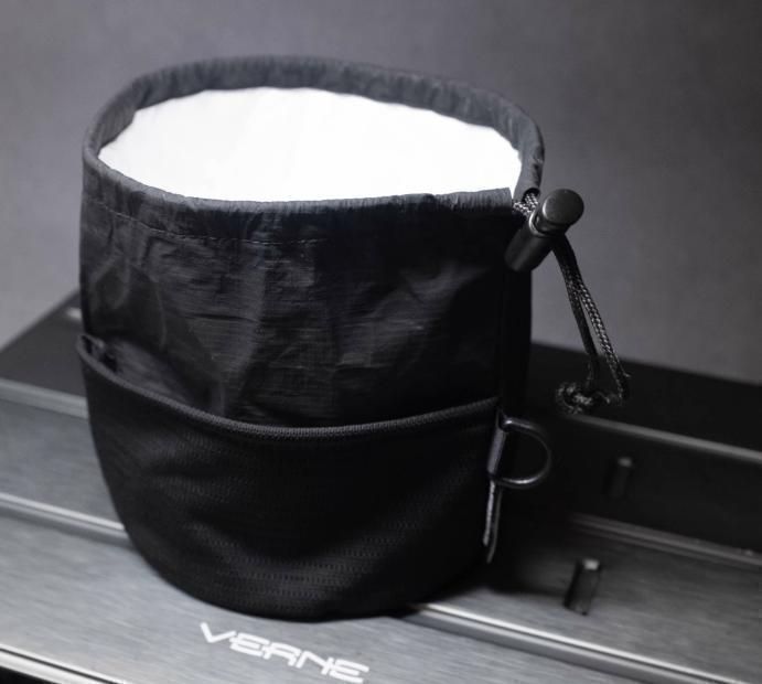 OD缶カバー タイベック 軽量 キャンプ 登山 100～110g缶用 ブラック