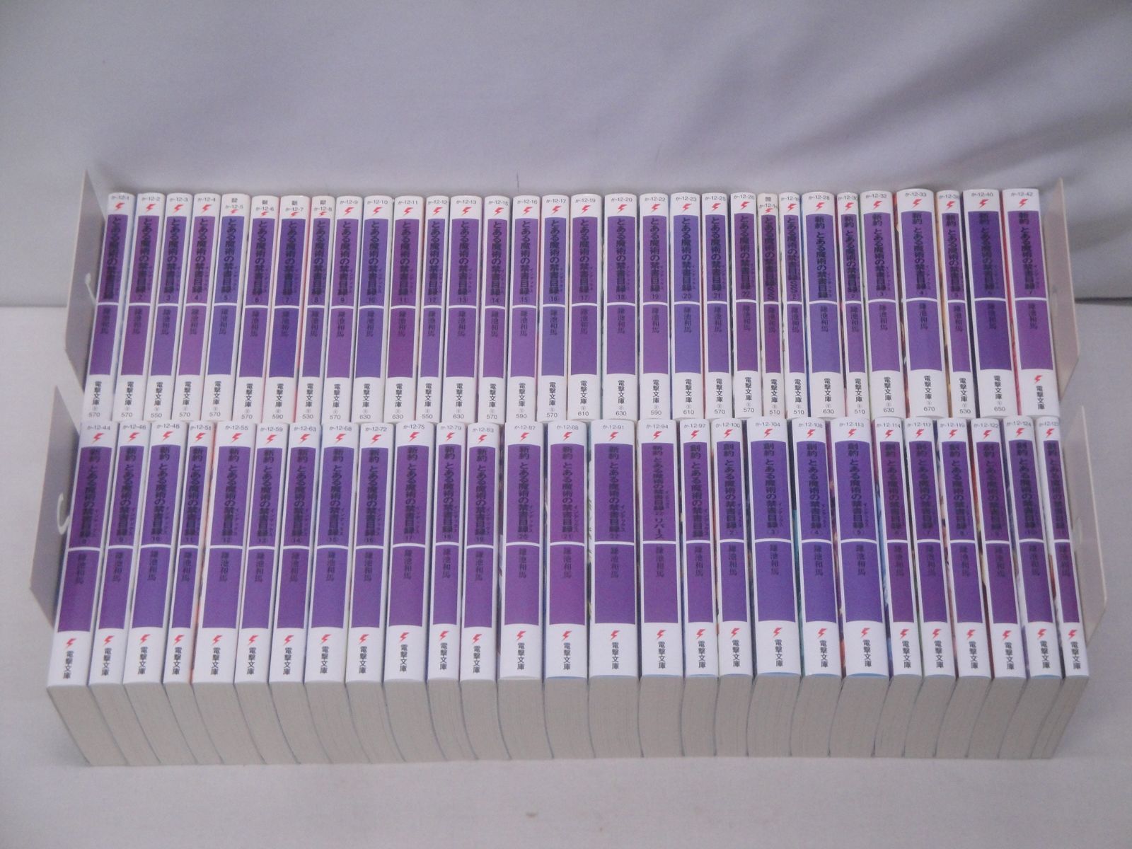 【ラノベ】とある魔術の禁書目録 24冊 新約 23冊 創約 11冊 まとめ 58冊セット 現状品 鎌池和馬 はいむらきよたか 314