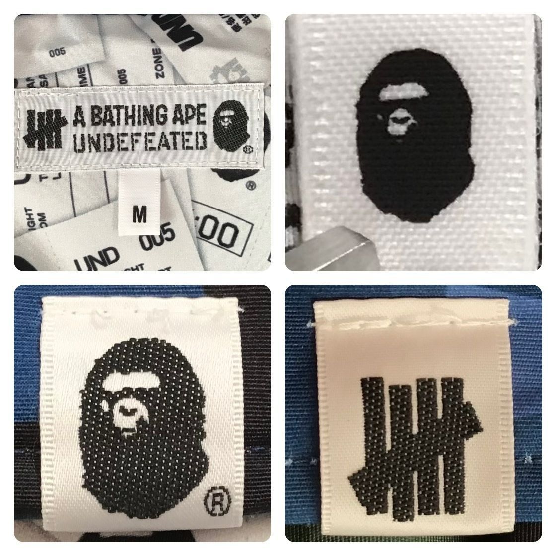 Undefeated × BAPE camo スノボ ダウンジャケット Mサイズ a bathing