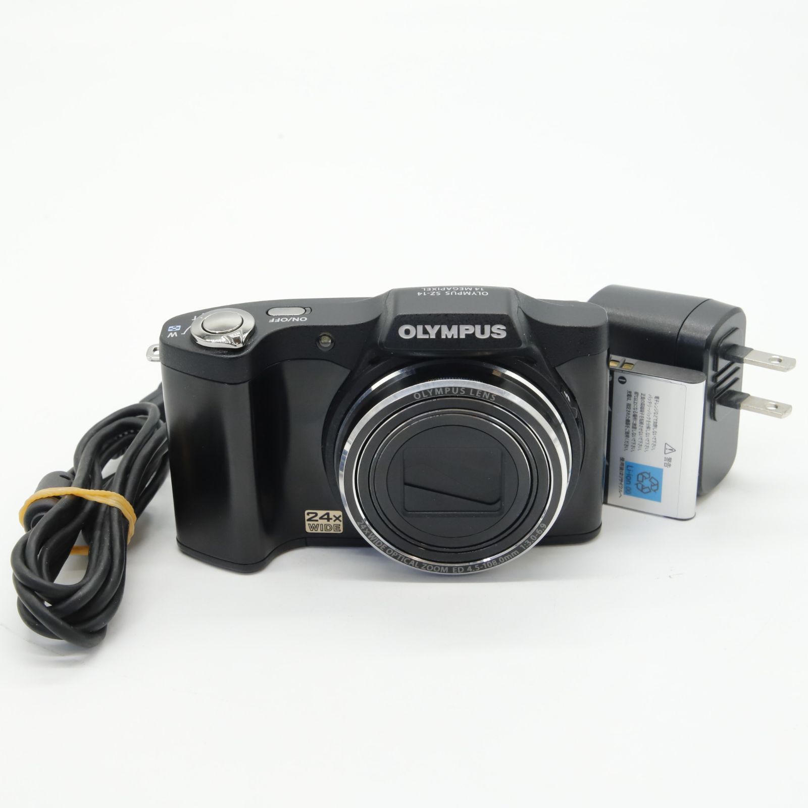 OLYMPUS デジカメ SZ-14 BLK 1400万画素 OLYMPUS - □美品□SZ-14 1400