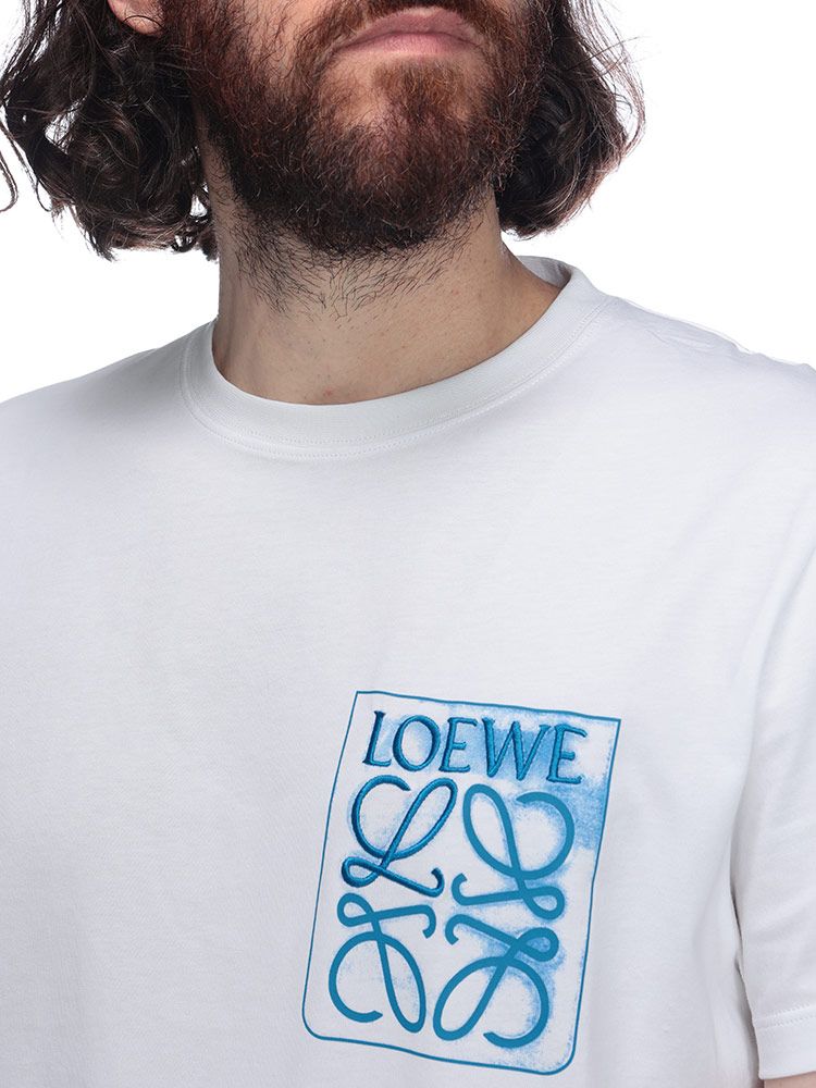 LOEWE (ロエベ) 胸アナグラム刺繍 半袖 Tシャツ - メルカリ