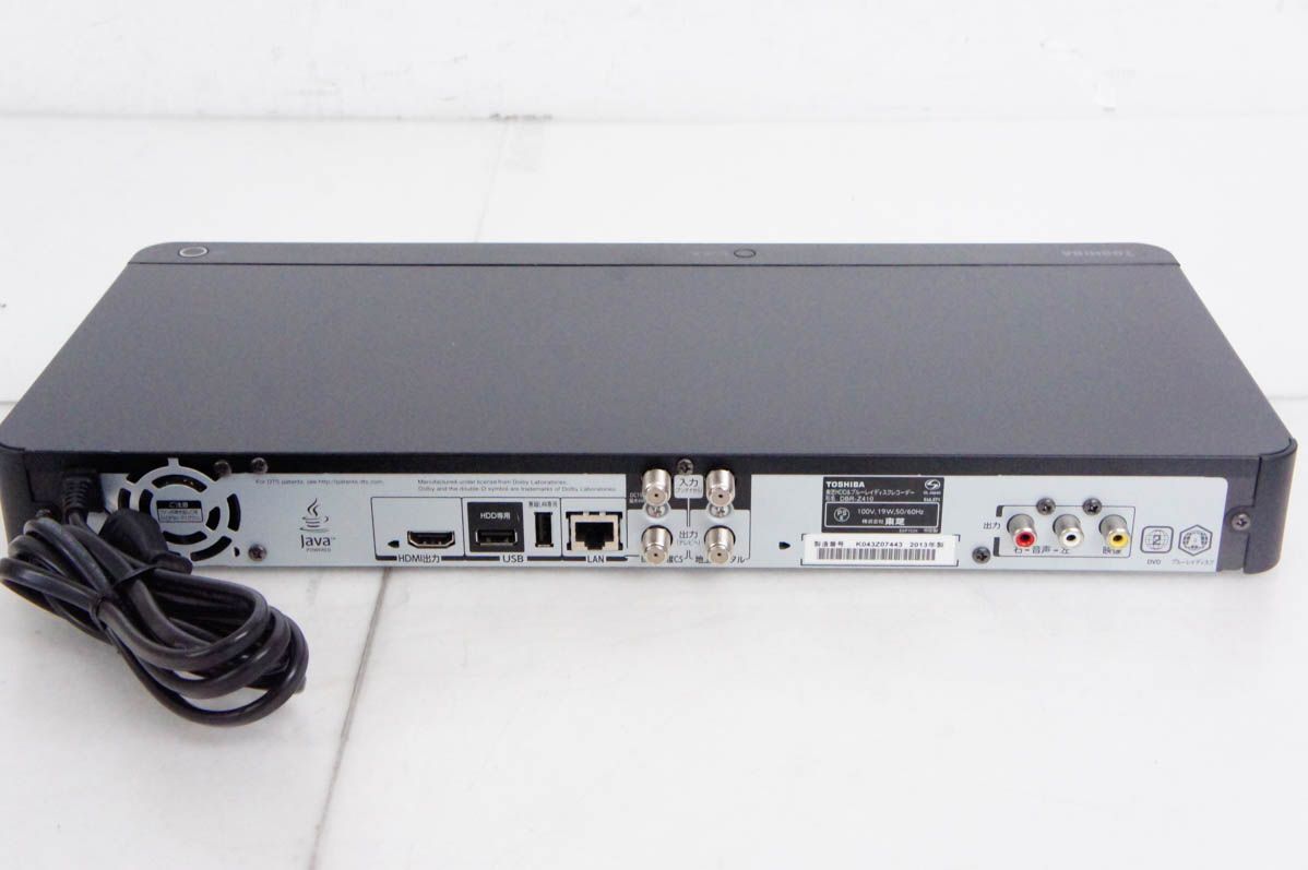 1TB東芝W録画ブルーレイレコーダーDBRZ420/2014年製 東芝 REGZA