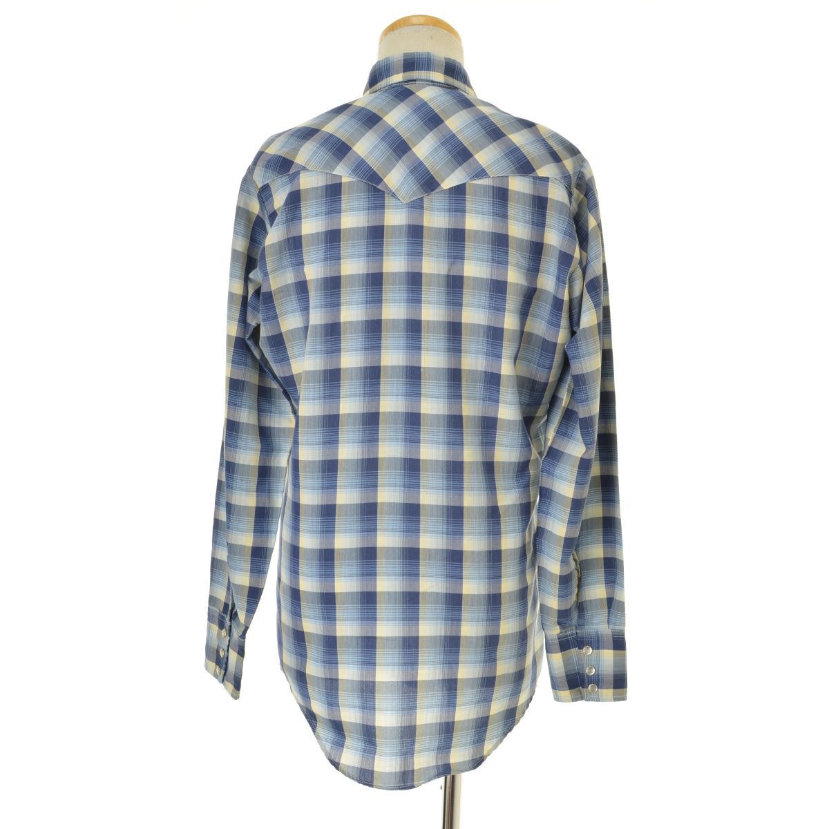 HBARC】70s チェックウエスタン長袖シャツ - メルカリ