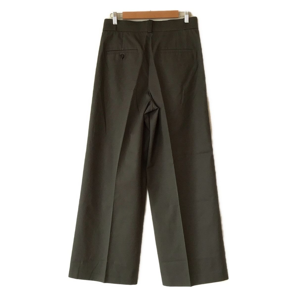 ebure エブール パンツ サイズ40 M レディース - カーキ フルレングス