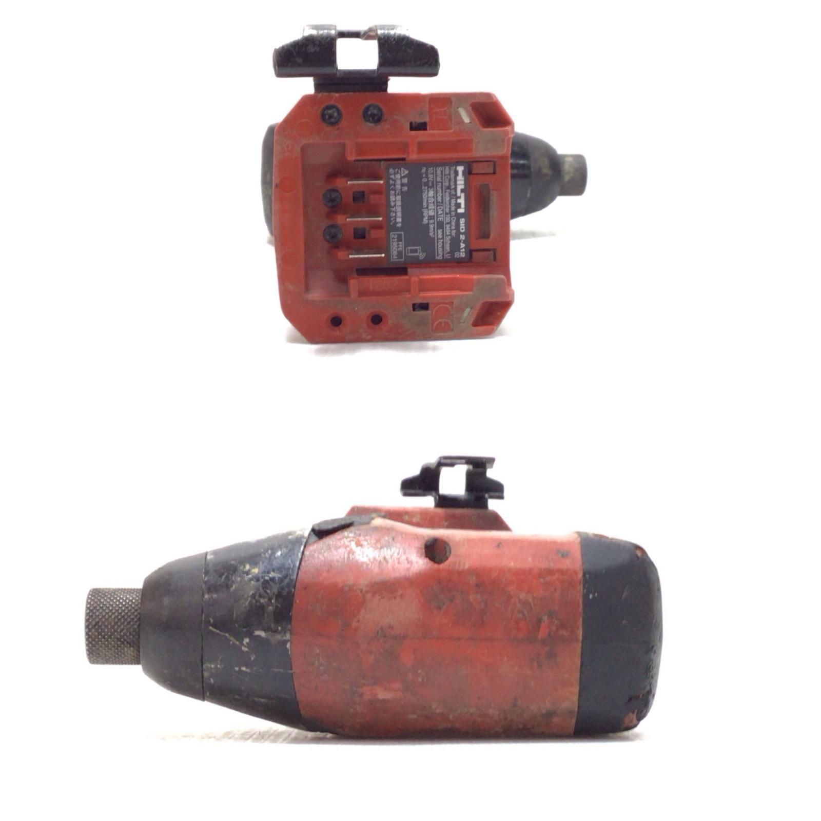 ΘΘHilti ヒルティ インパクトドライバ 程度C 充電器 充電池1個付 コードレス式 12v 不明 SID 2-A12 レッド HRDEVELOPMENT_JP