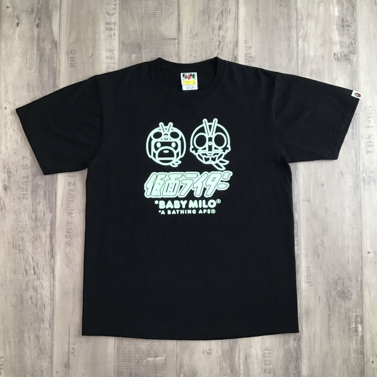 シュプリームBAPE シャーク TEE【特典あり】レア Tシャツ 蓄光 限定 コラボ XL