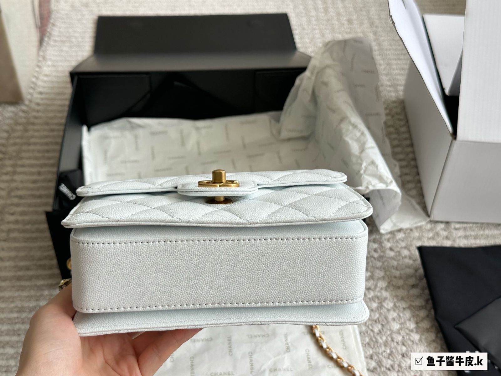今日特価】Chanel 24K シャネル 24K ハンドル フラップバッグ