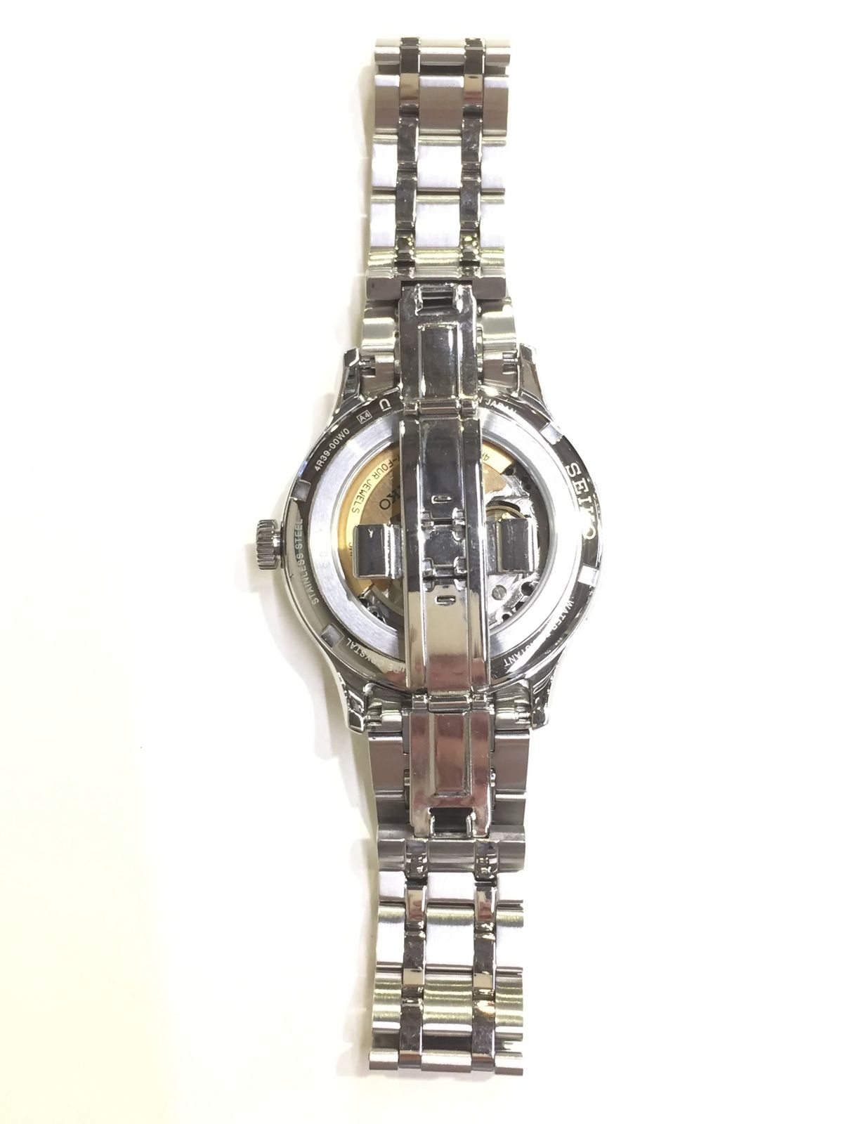 SEIKO 4R39-00W0 腕時計 アナログウォッチ PRESAGE 自動巻き BLACK