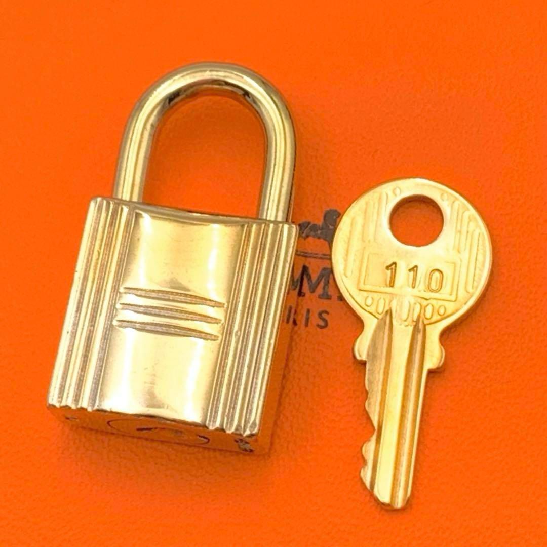 HERMES エルメス カデナ24Kメッキ No.62  62番　鍵付き HERMES エルメス カデナ 110番 ゴールド24Kメッキ 鍵付き 南京錠