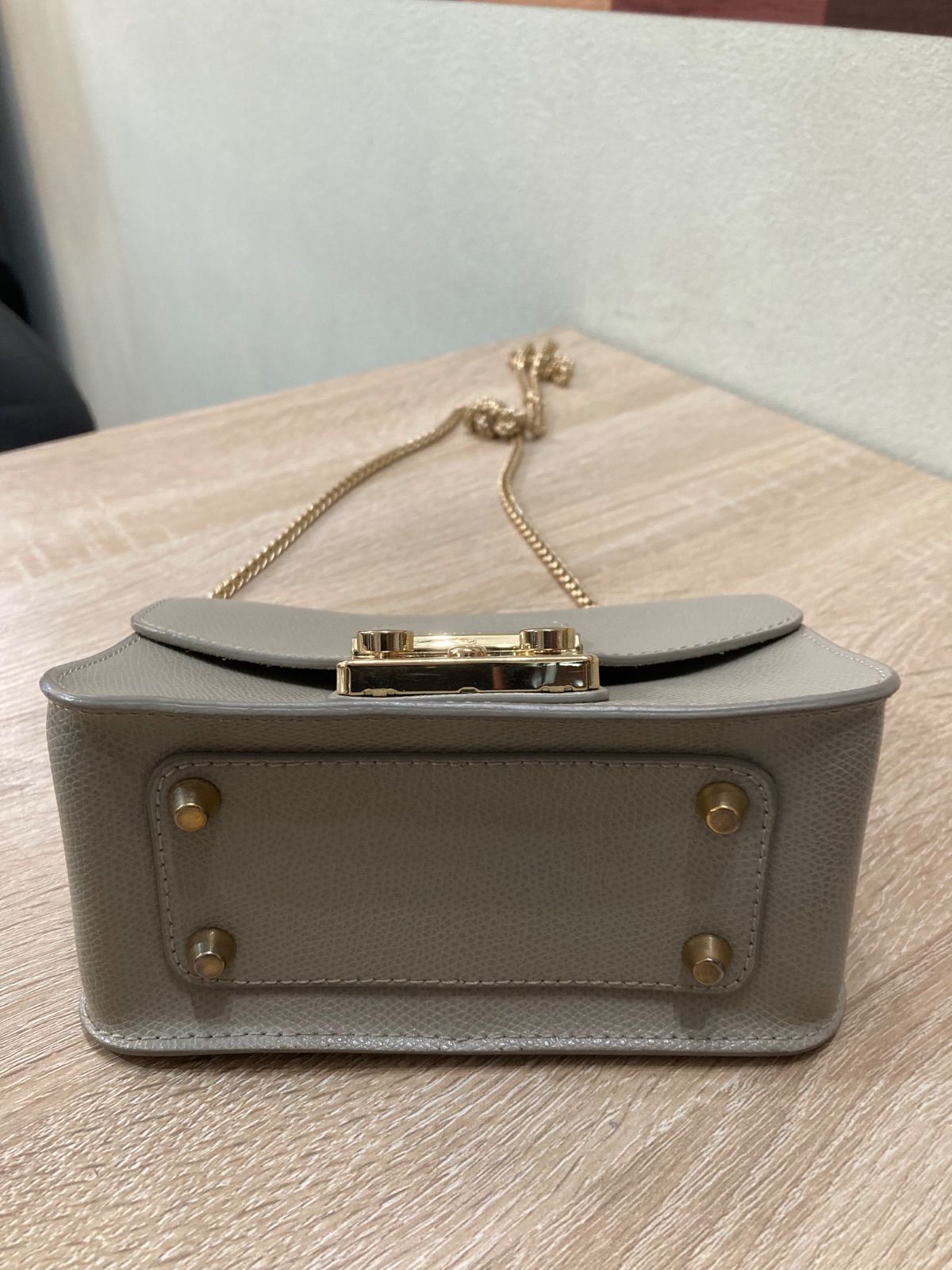 FURLA フルラ　メトロポリス　グレージュ　ショルダーバッグ 4288-1.jpg