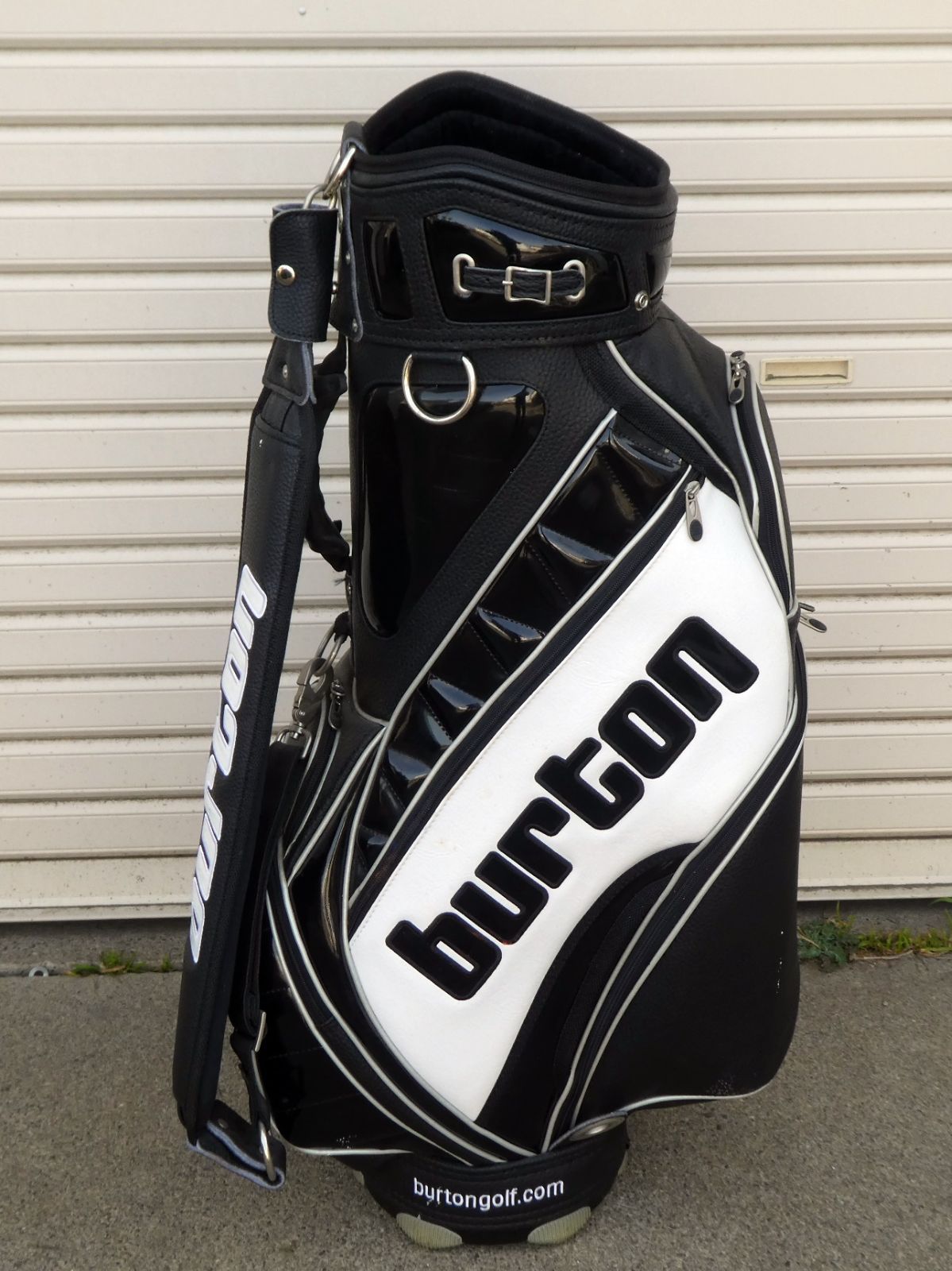 Q800【激安】バートン BURTON キャディバッグ ゴルフバッグ 中古 現状