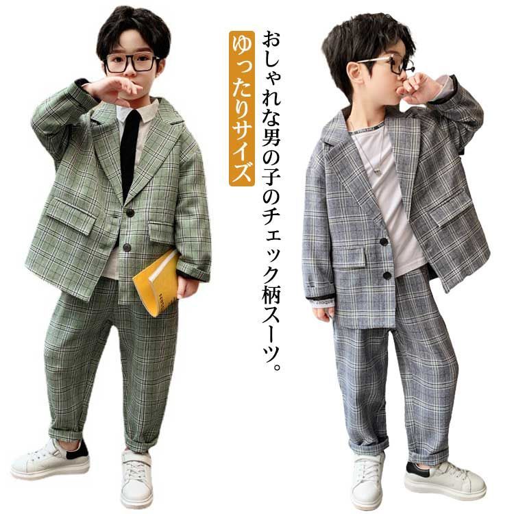 ✩美品✩ BACK＆FORTH フォーマル スーツ キッズ 男の子 140 BACK&FORTH 3つボタンジャケット3点スーツ キッズ 男の子