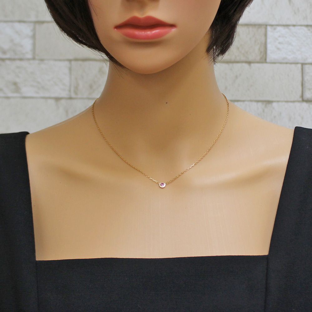 カルティエ ディアマン レジェ ピンクサファイアネックレス ダムール ピンクサファイア ネックレス カルティエ ディアマンレジェ