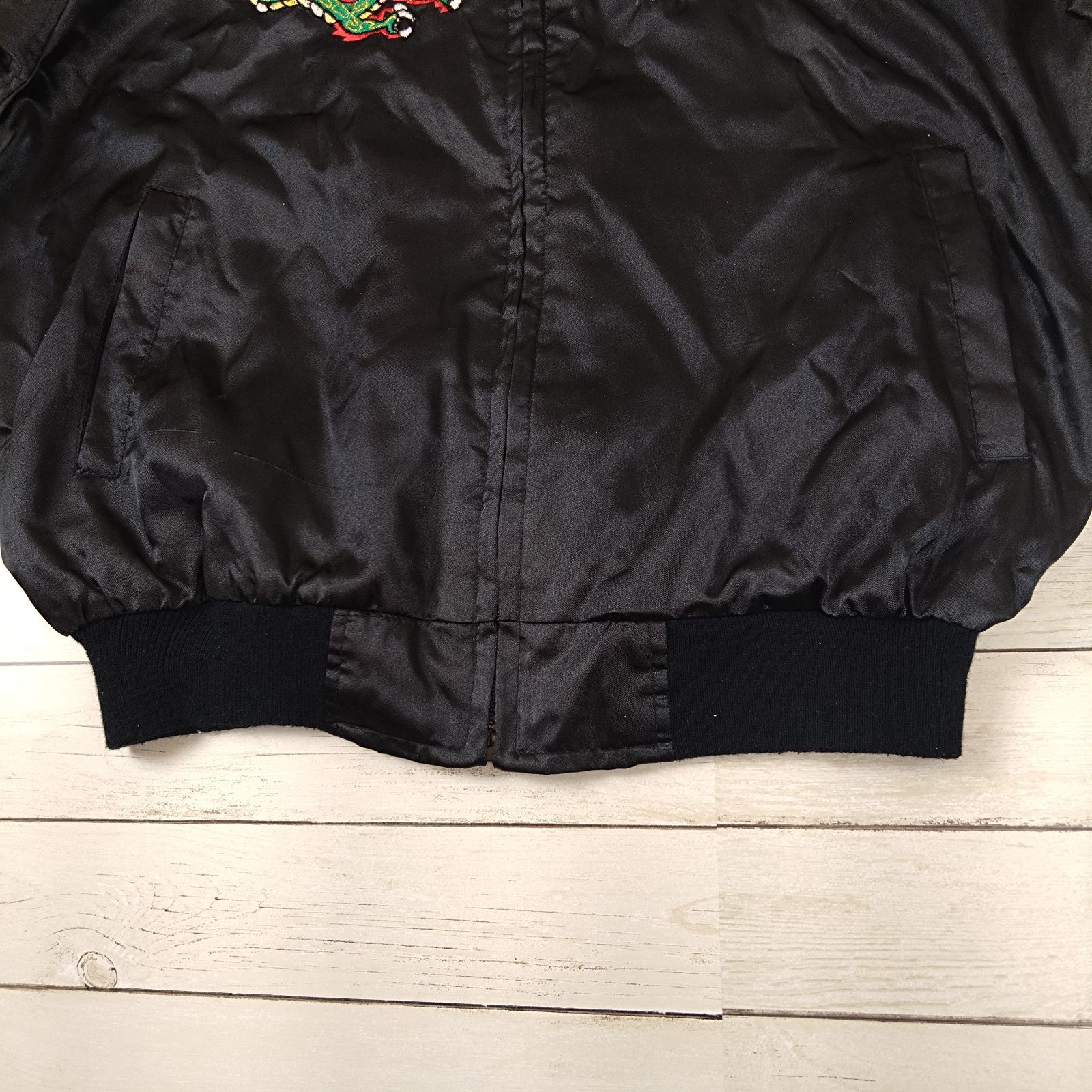 ドラゴン刺繍 ベルベットコリアンジャケット テーラー東洋スカジャン ACETATE SOUVENIR JACKET “DRAGON HE