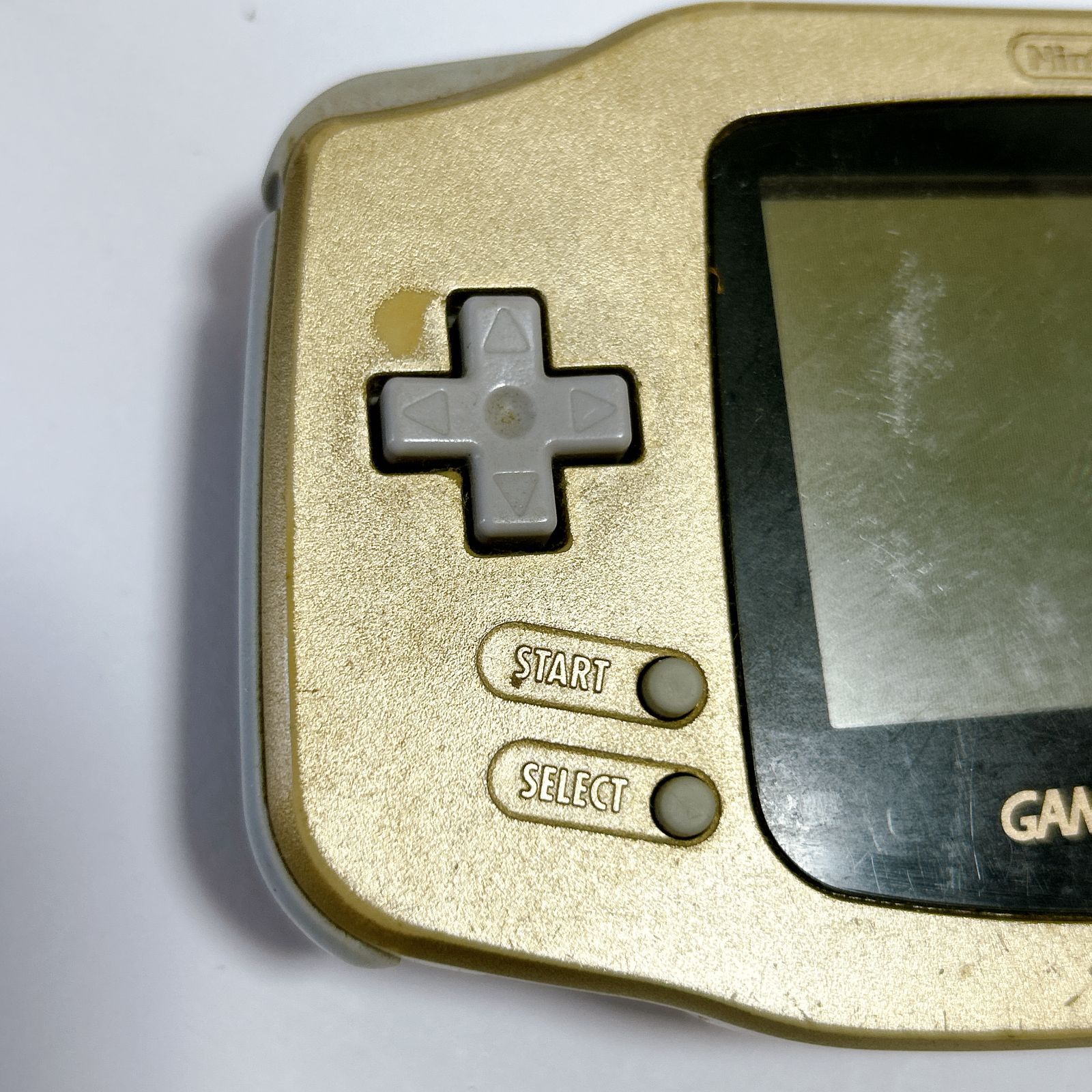 Nintendo ゲームボーイアドバンス ゴールド AGB-001 ジャンク品