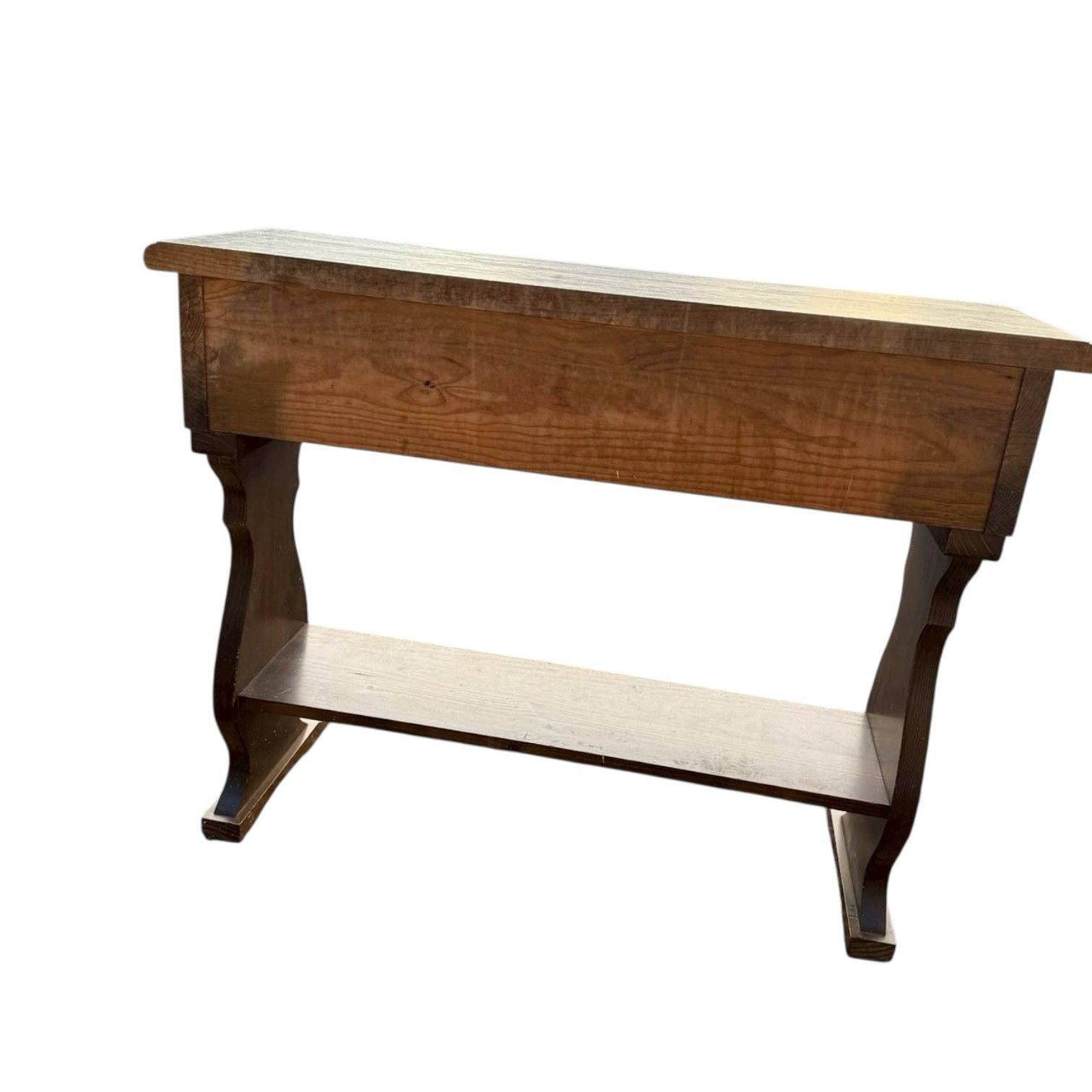 アンティークタイル付きキャビネット