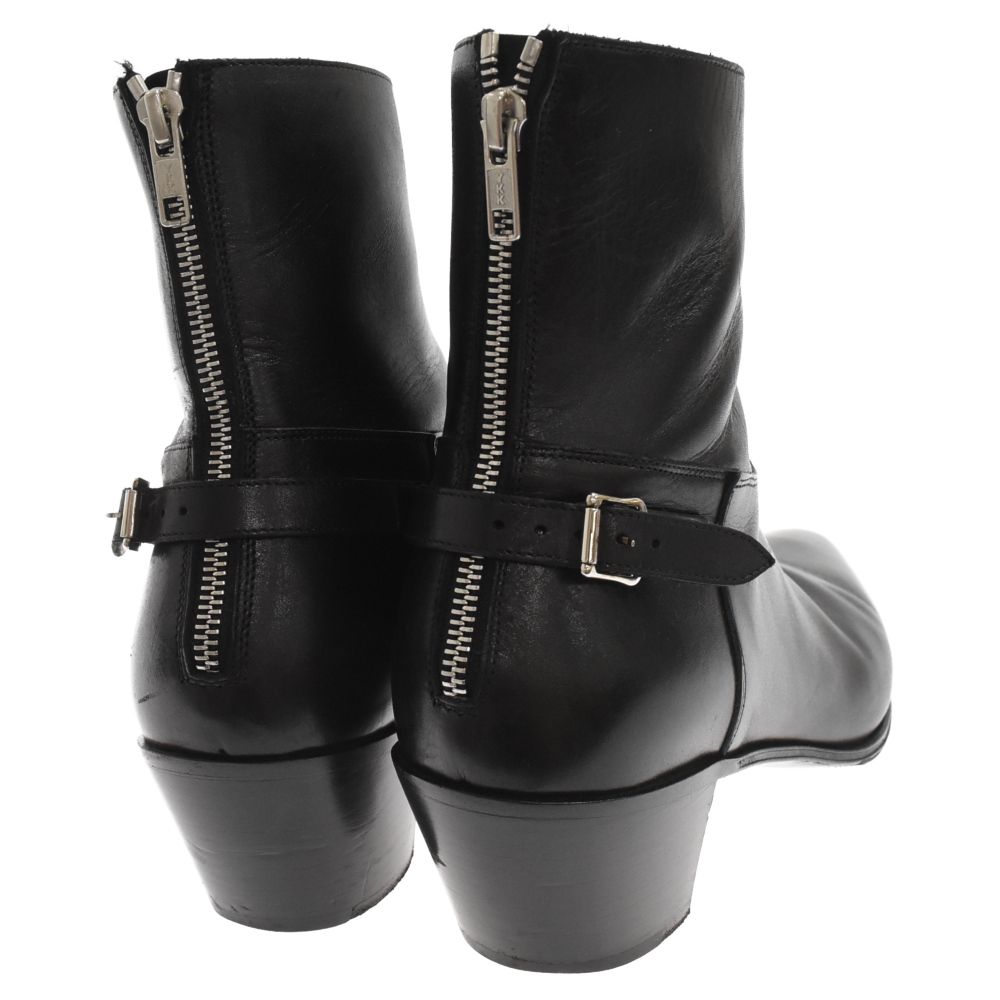 セリーヌ CELINE バックバックル ジップドアイザックブーツ 42