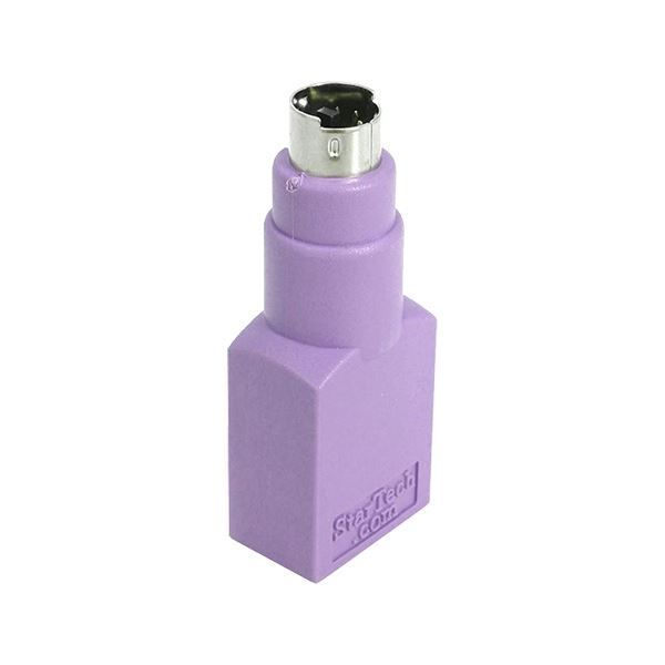 (まとめ) StarTech USBキーボード対応USB-PS/2変換アダプタ USB A(メス)-PS/2(オス) GC46FMKEY 1個 