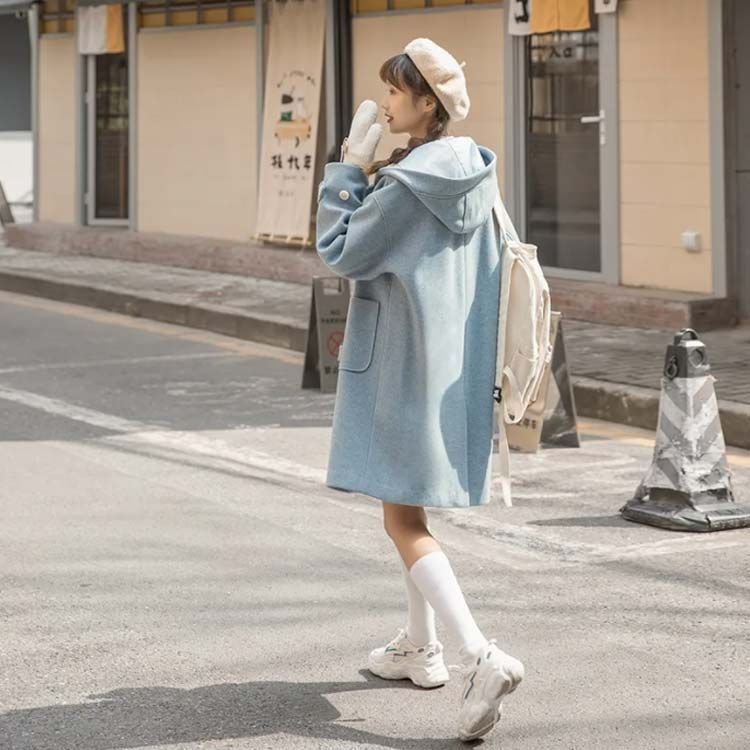 ダッフルコート レディース ロング丈 中綿コート 学生 女子