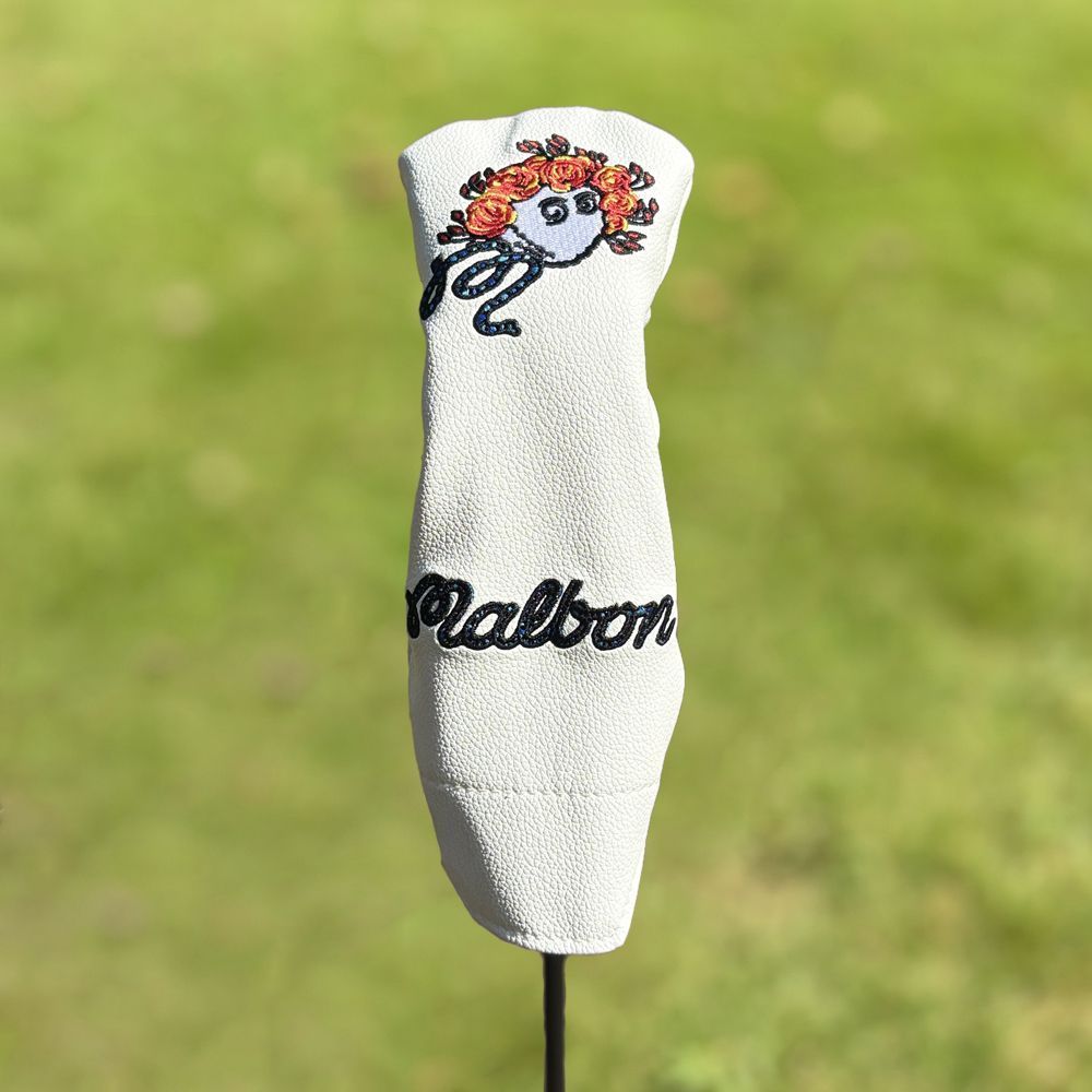 マルボンゴルフ malbon golf カバー アイアンカバー 10点セット 白